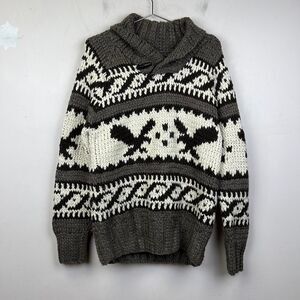 American Eagle Outfitters Sweater Mens S Acrylic Wool Blend Knit Long Sleeve